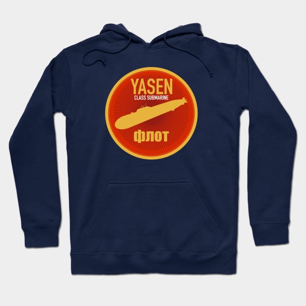 Yasen-class Submarine Hoodie by Firemission45